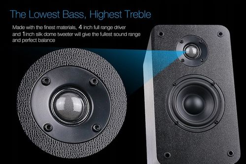 FENDA R40BT CZARNE BLUETOOTH, 60W głośniki 2.0 do telewizora komputera na Arena.pl