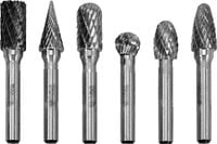 frezy trzpieniiowe do metalu premium 6 szt. - yt-61729