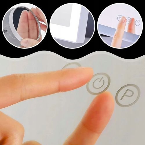 LUSTERKO KOSMETYCZNE HOLLYWOOD STOJĄCE LUSTRO DO MAKIJAŻU LED 12 na Arena.pl