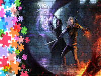 Puzzle tradycyjne Wiedźmin