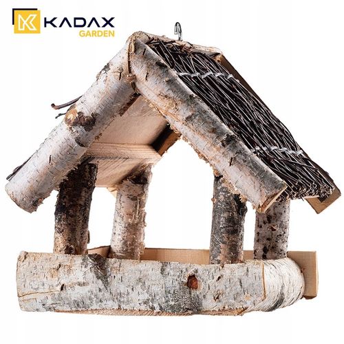 KARMNIK DLA PTAKÓW DUŻY XXL DOMEK DREWNIANY WISZĄCY BUDKA OZDOBA DO na Arena.pl