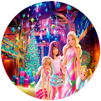 Opłatek na tort Barbie