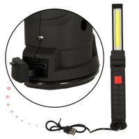 LATARKA WARSZTATOWA USB COB MAGNES AKUMULATOR WYSOKA JAKOŚĆ WYKONANIA