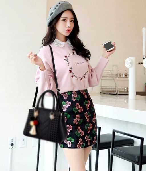 Regulowany Pasek Do Torby Torebki Skórzany Czarny zdjęcie 8