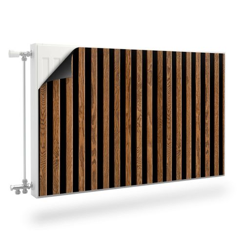 Osłona MAGNETYCZNA Na Kaloryfer LAMELE Imitacja Drewna 3D 110cm x 60cm na Arena.pl