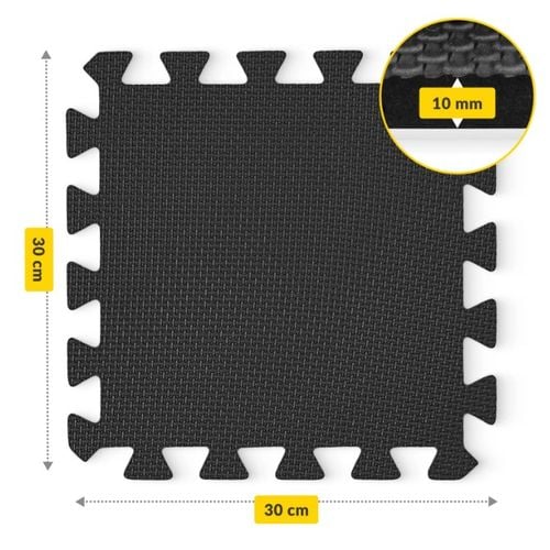 mata puzzle 30x30 cm czarny 24 szt na Arena.pl