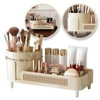 organizer na pędzle, kosmetyki, plecionka wiedeńska obrotowy