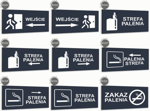 Tabliczka informacyjna ATRACYTOWA z dibondu BIURO DOWOLNY NADRUK na Arena.pl