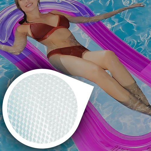 MATERAC DMUCHANY Z SIATKĄ DO PŁYWANIA LEŻAK PLAŻOWY HAMAK WODNY NA BASEN na Arena.pl