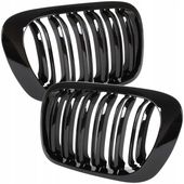 Nerki grill atrapa czarny połysk BMW 3 E46 Coupe 1999-2001 przed