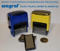 Tuszownica do pieczątki WAGRAF Polan 2 2s b2 b2s