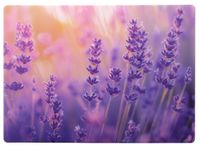 Podkładka mata na stół dekoracyjna LUXE tworzywo 44,5x32cm wz. 56 lawenda