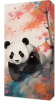 Obraz 30x60cm Panda wśród Klonów