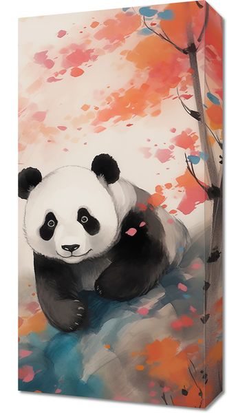 Obraz 30x60cm Panda wśród Klonów zdjęcie 1