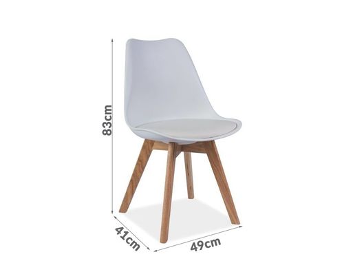 Krzesło Kris białe na Arena.pl