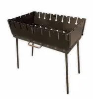 MANGAL GRILL WALIZKA WĘGLOWY SKŁADANY METAL 2 MM