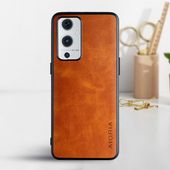 Etui AIORIA Vintage LEATHER do OnePlus 9 pomarańczowy