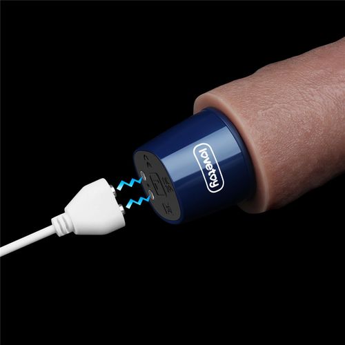 9" Real Softee Rechargeable Silicone Vibrating Dildo na Arena.pl