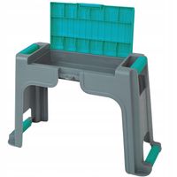 Taboret klęcznik ogrodowy ze schowkiem krzesełko 80 kg Greenmil GR6994