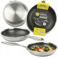 PATELNIA DO SMAŻENIA STALOWA Z POWŁOKA NIEPRZYWIERAJĄCĄ NON-STICK MAGNUS