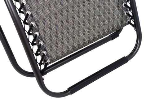 Leżak ogrodowy ORION Zero Gravity brąz jodełka na Arena.pl