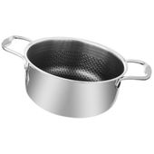 Garnek Stalowy Nieprzywierający Orion Cookcell Hybryd 20 cm 2,75L