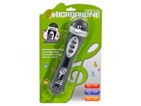 mikrofon na baterie, światło, muzyka 25,5x15,5x5cm
