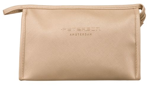 kompaktowa kosmetyczka damska ze skóry ekologicznej - peterson na Arena.pl