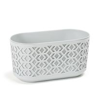 Doniczka osłonka na kwiaty 600 mm Szary / szary