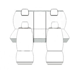 Pokrowce MIAROWE do Opel Meriva II 2 10-14r. P1 na Arena.pl