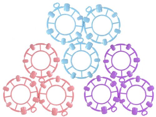 Duży Zestaw Do Malowania Paznokci Lakiery Naklejki Separatory na Arena.pl