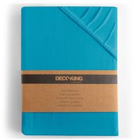 Prześcieradło z Gumką Bawełna 200x200 +30cm Morskie DecoKing