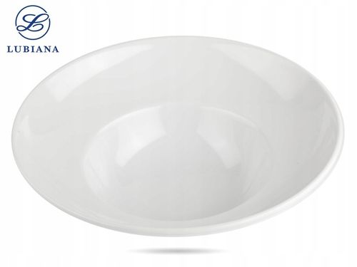 LUBIANA KASZUB/HEL Talerz Obiadowy Głęboki Do Makaronu Pasty 26 cm Biały na Arena.pl
