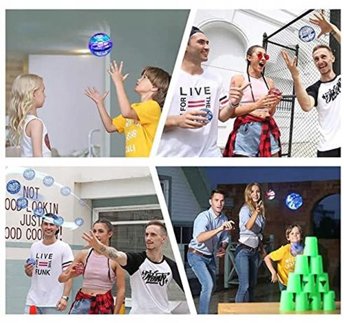 LATAJĄCA PIŁKA LATAJĄCA BOOMERANG SPINNER KULA STEROWANY RĘKĄ LED na Arena.pl