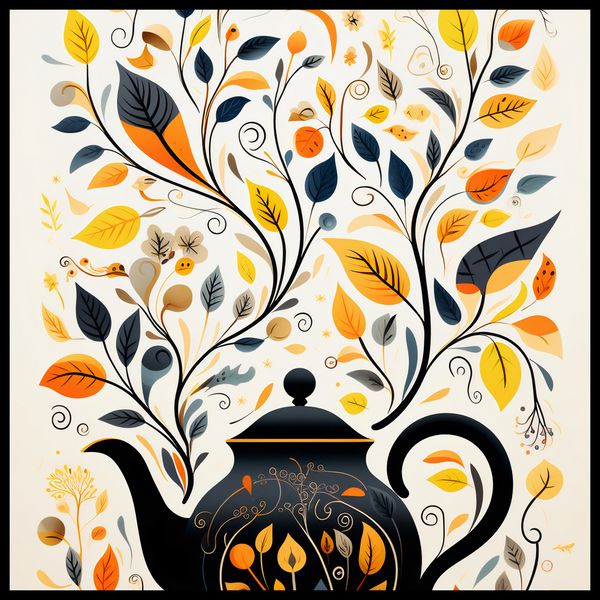 Plakat 60x60cm Jesienna Melodia zdjęcie 2