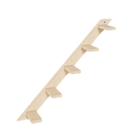 SCHODKI DRABINKA DLA KOTA 5 STOPNI DREWNO 1 M