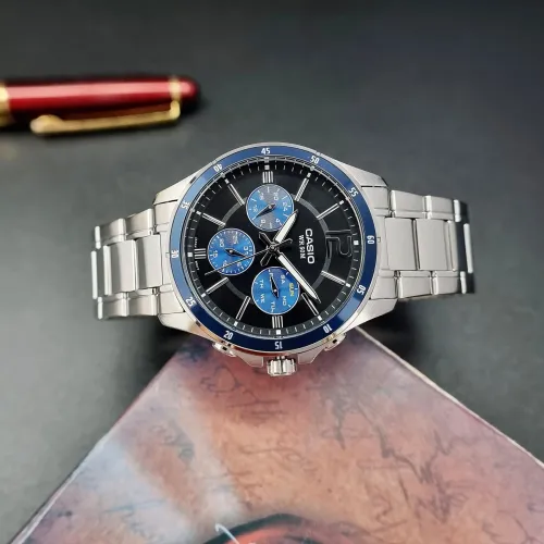 ZEGAREK MĘSKI CASIO MTP-1374D-2AV (zd063c) + BOX na Arena.pl