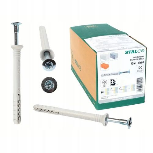 WIESZAK KOTWOWY DO PODDASZY 18cm 180mm GRZYBEK DO PROFILI CD60 100sztuk na Arena.pl