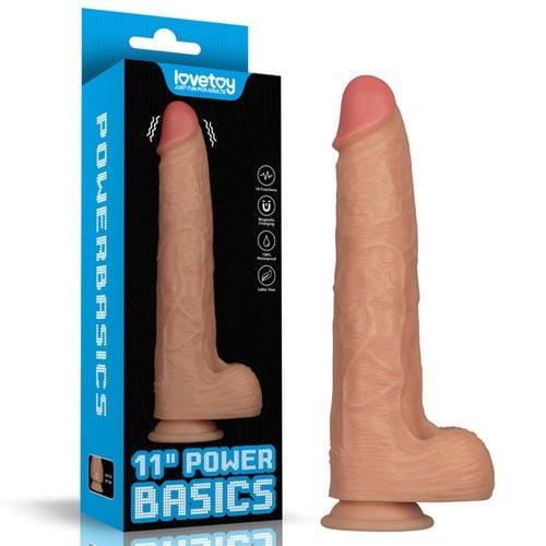 11'' vibrating power basics cock na Arena.pl