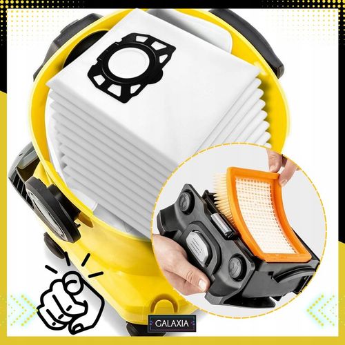 10x Worki do odkurzacza KARCHER WD4 WD5 WD6 MV4 MV5 MV6 SE 5.1000 + na Arena.pl