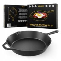 Patelnia żeliwna KOLER KEM-01 31 cm