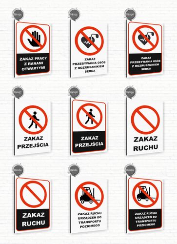 Tabliczka znak informacyjny 40x30 Biała ZAKAZ OPIERANIA SIĘ Nierdzewna na Arena.pl