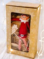 ELF PSOTNIK FIGURKA ZESTAW TABLICZKI DRZWI ZADANIA ADWENTOWE PAKA GADŻETY