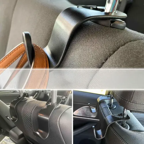 Zestaw 4 x Wieszak Hak Haczyk Uchwyt na Zagłówek Zakupy do Fotela Samochodu na Arena.pl