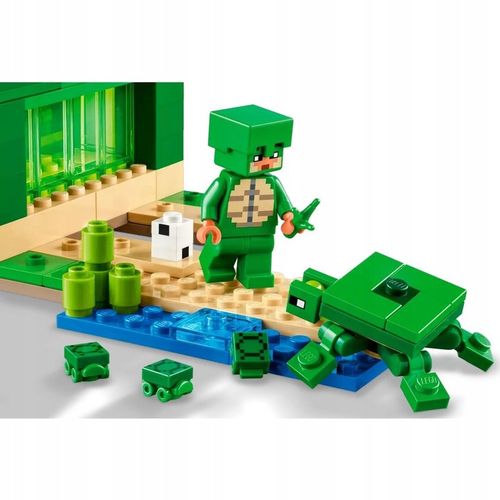 klocki LEGO Minecraft 21254 Domek na plaży żółwi 234 elementy na Arena.pl