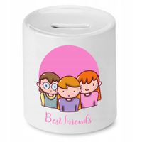 Skarbonka Dla Przyjaciela Best Friends Prezent Z Nadrukiem Ze Zdjęciem