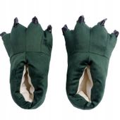 KAPCIE PLUSZOWE ZIELONE 35-40