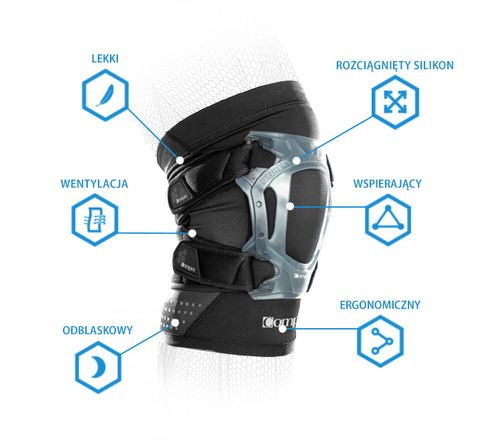 Stabilizator kolana na rzepkę Compex Webtech na Arena.pl