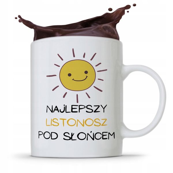 Kubek Prezent Dla Listonosza Najlepszy Pod Słońcem Z Nadrukiem Ze Zdjęciem zdjęcie 1