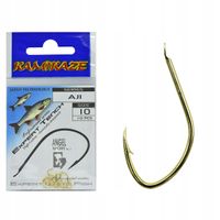 Haczyk Haczyki KAMIKAZE AJI Nr10 (10szt) złote